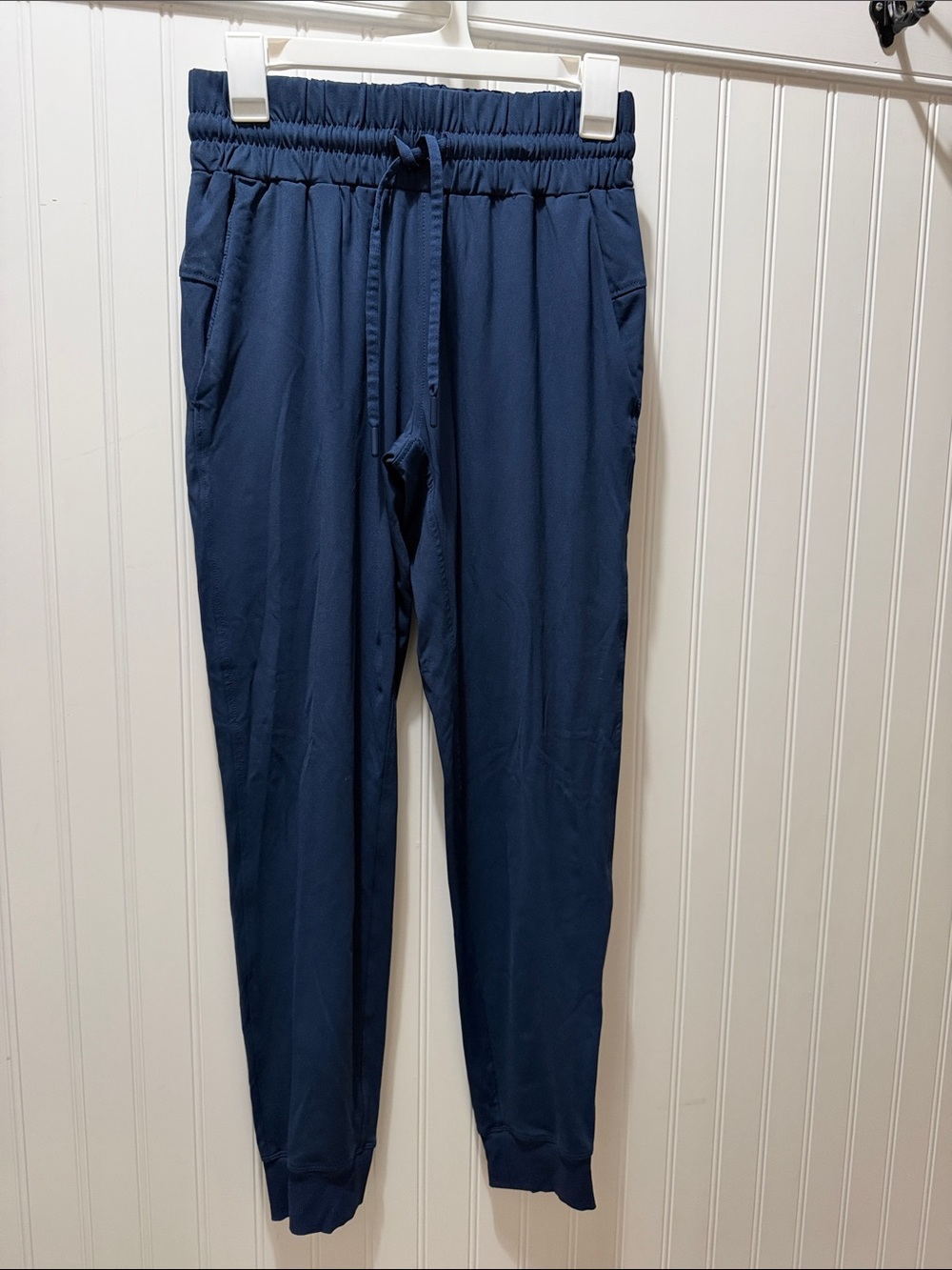 Women's Navy Drawstring Jogger Pants